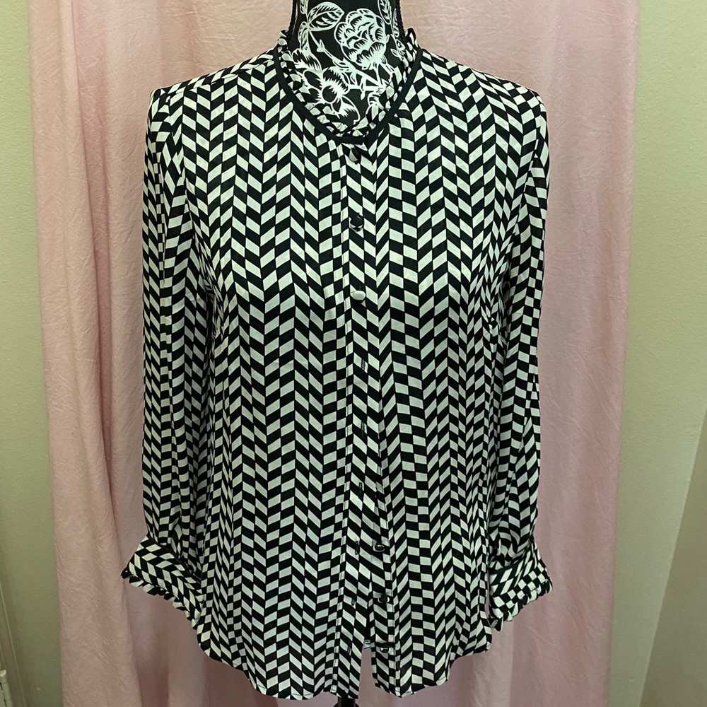 J Crew 100% silk shirt